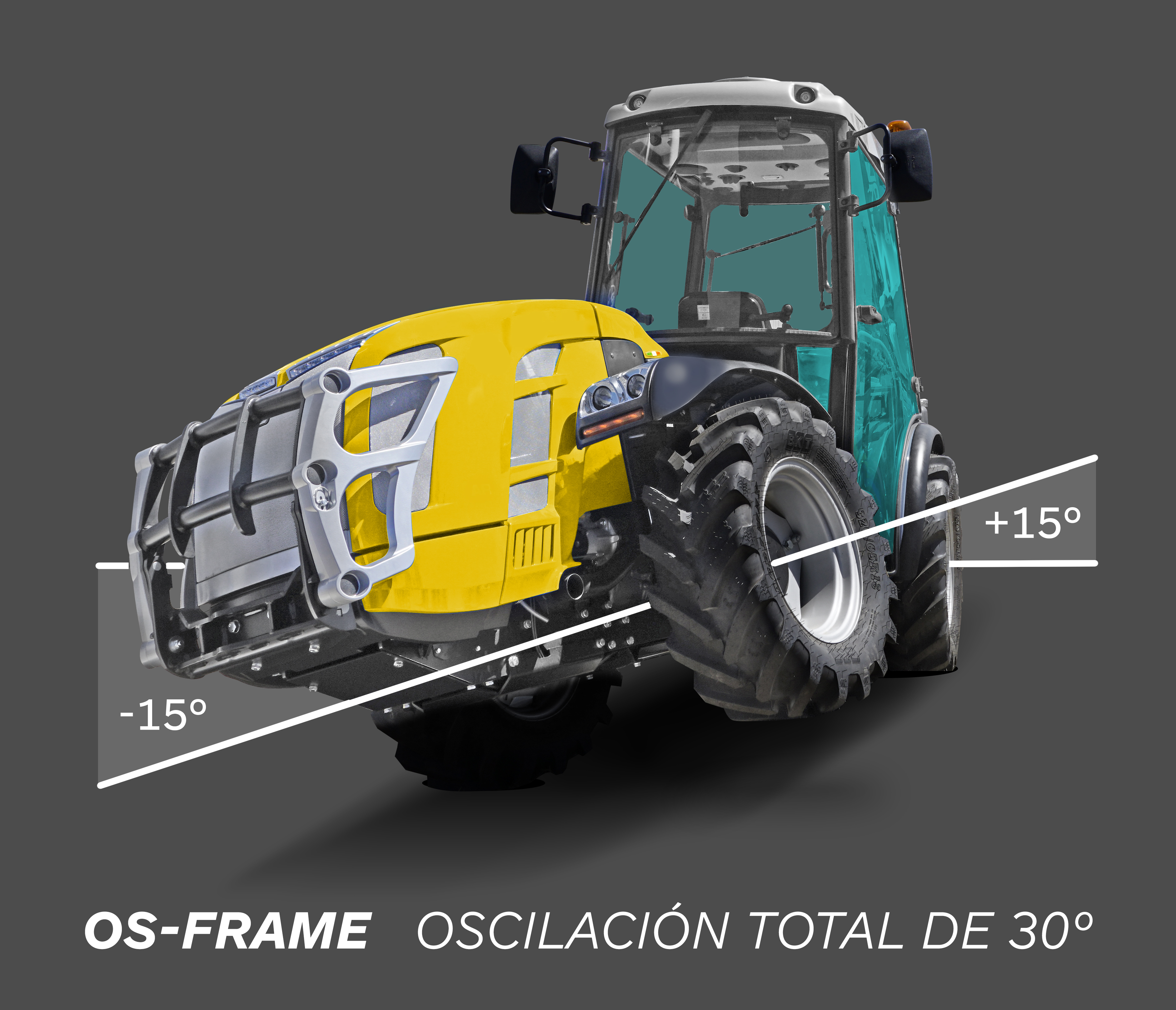 chasis basculante os-frame tractor BCS